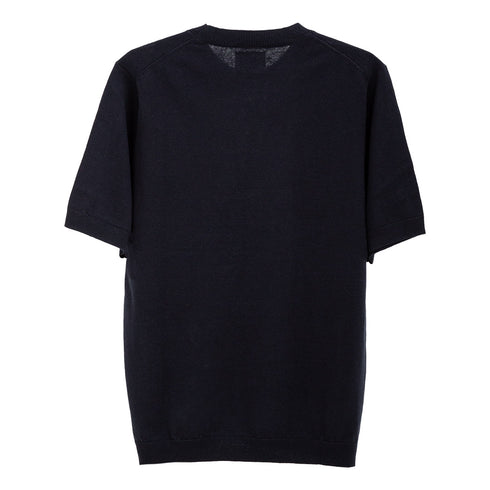 Norse Projects Rhys Cotton Linen T-Shirt Dark Navy N45-06007187 Degli Uberti